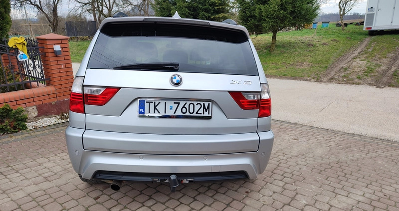 BMW X3 cena 37900 przebieg: 206000, rok produkcji 2009 z Piwniczna-Zdrój małe 326